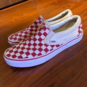 Vans RED CHECKERED SIZE US MEN 9